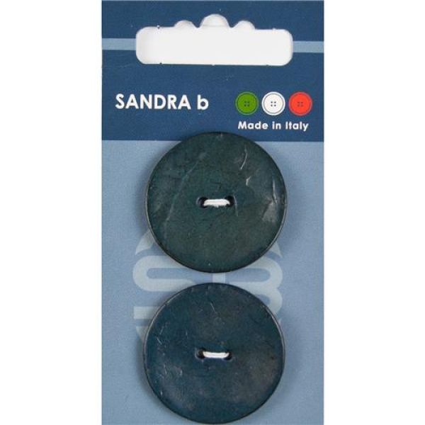 Sandra Modische Knöpfe Card 112 Ø 30mm 2 St. pro Karte schwarz