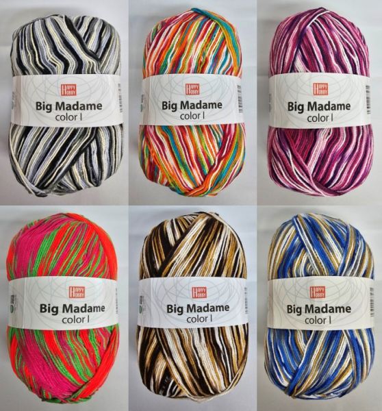 Happy Hobby Big Madame Color l, 300g-Großknäuel