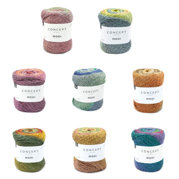Katia Concept Mooi, 150g Bobbelwolle mit Farbverlauf