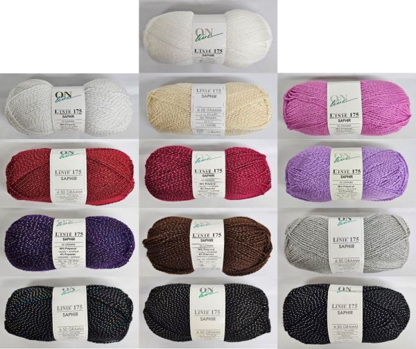 ONline Linie 175 Saphir, 50g Glitzergarn