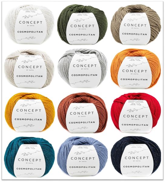 Katia Concept Cosmopolitan, 50g Glitzergarn