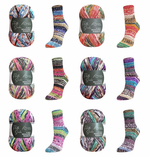 Flotte Socke Woolfree Bamboo, 100g Sockenwolle 4-fach