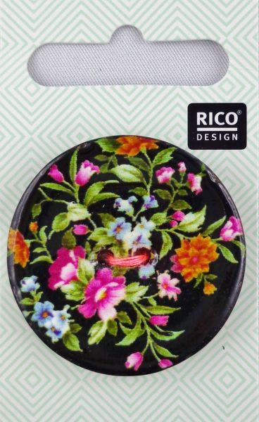 Rico Floral Schwarz Ø 4cm No. 515