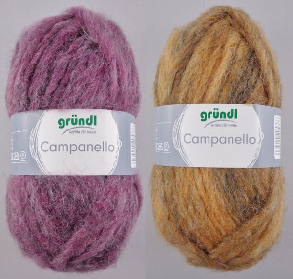 Gründl Campanello, 50g Wintergarn (Restposten / Einzelknäuel)