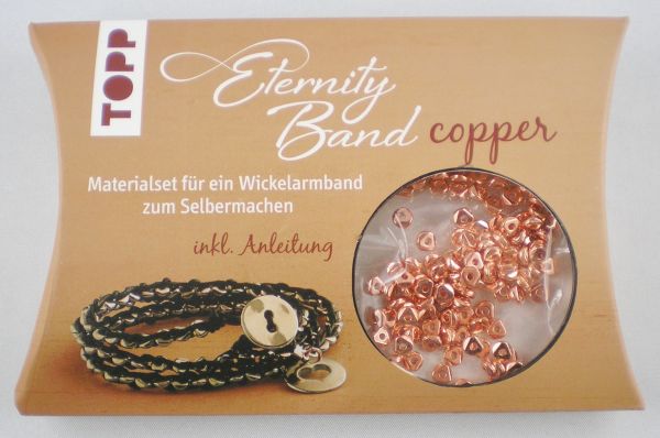 TOPP Eternity Band Copper - Materialset für ein Wickelarmband zum Selbermachen inkl. Anleitung