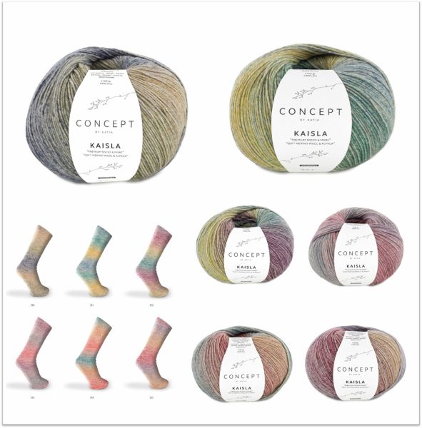Katia Concept Kaisla Socks, 100g Sockenwolle