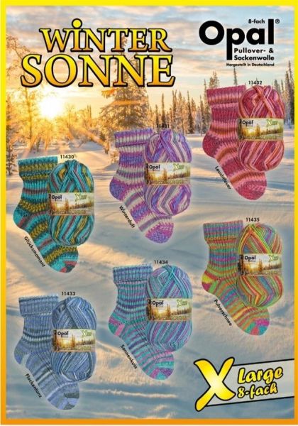 Opal Wintersonne XLarge 8-fach, 150g Sockenwolle