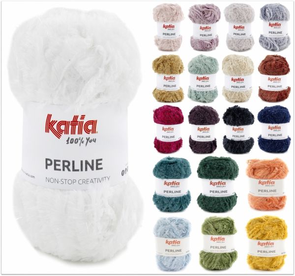 Katia Perline, 50g Fantasiegarn mit Plüscheffekt und Glanz