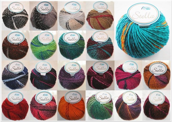 Rellana Stella, 50g Dochtgarn mit Farbverlauf