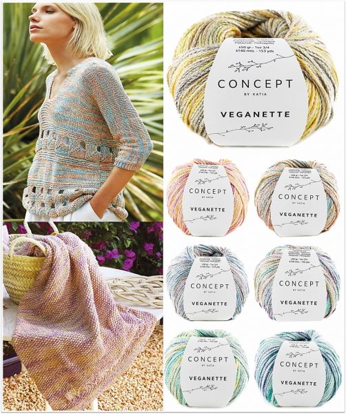 Katia Concept Veganette, 50g Farbverlaufsgarn