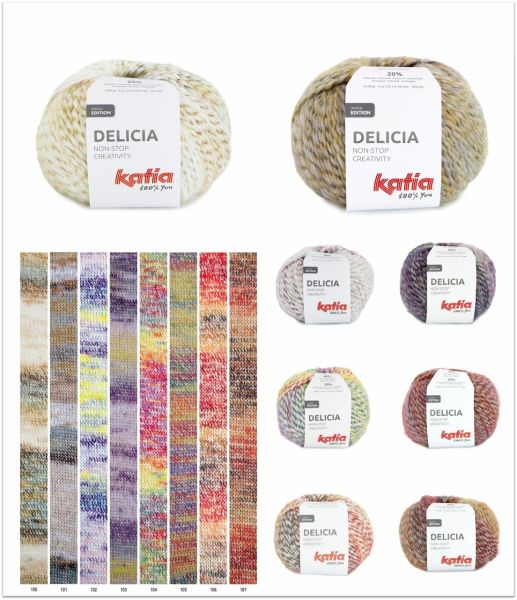 Katia Delicia, 100g Fantasiegarn